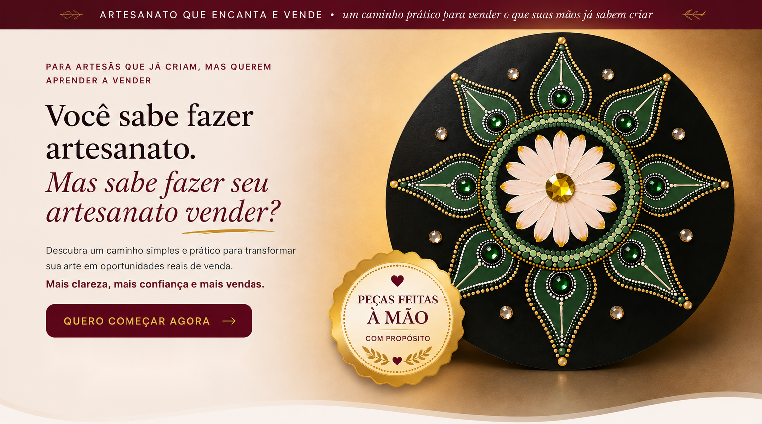 Artesanato que Encanta e Vende